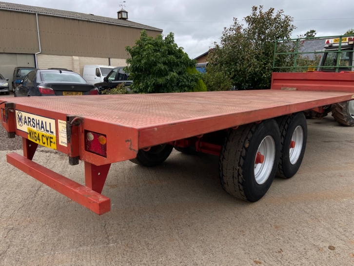 Marshall 12 Ton 26ft flat trailer
