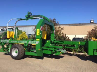 McHale 998 High Speed bale wrapper