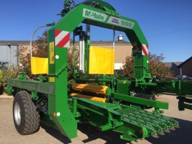 McHale 998 High Speed bale wrapper