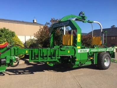 McHale 998 High Speed bale wrapper