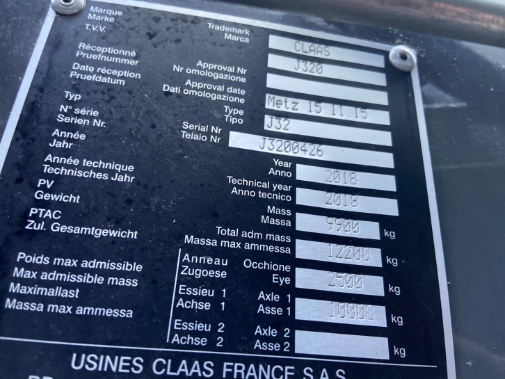 Claas Quadtrant 5300RC baler
