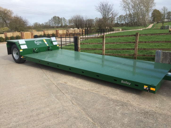 Bailey drop deck low loader trailer