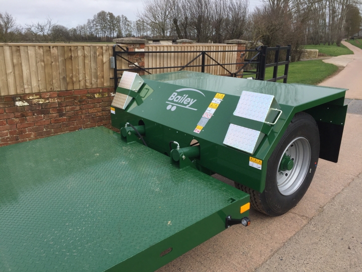 Bailey drop deck low loader trailer