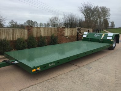 Bailey drop deck low loader trailer