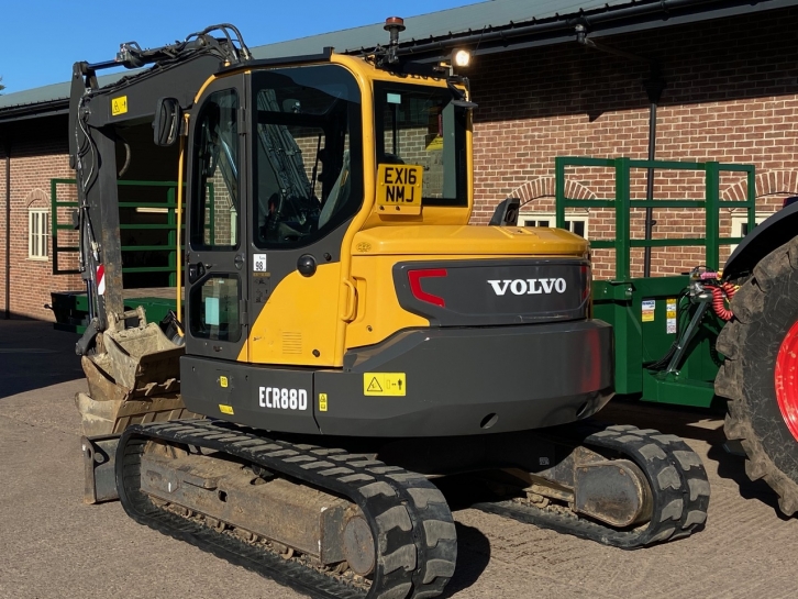 Volvo ECR88D excavator