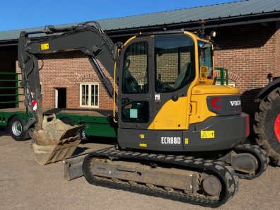 Volvo ECR88D excavator