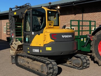 Volvo ECR88D excavator