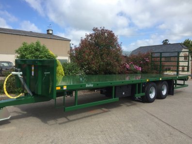 Bailey 12 ton flat trailer