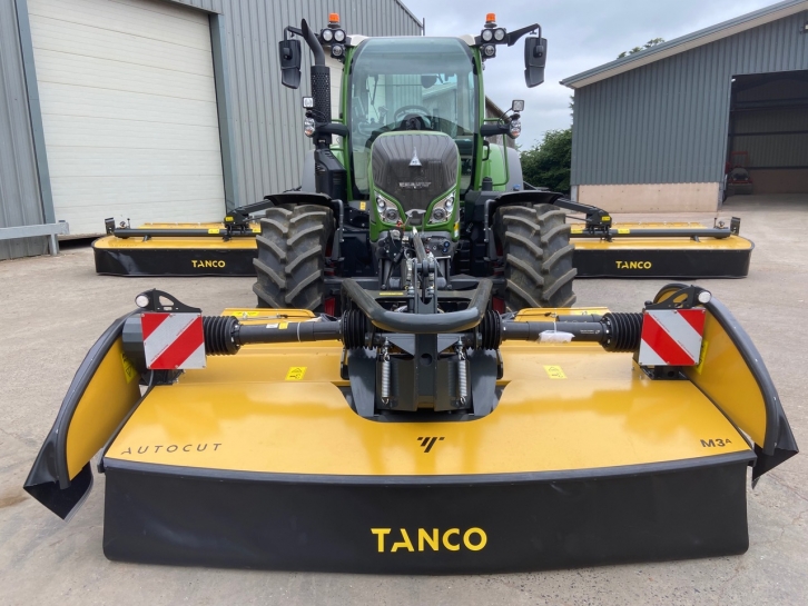 Tanco M10A rear and M3A front Autocut triple mowers