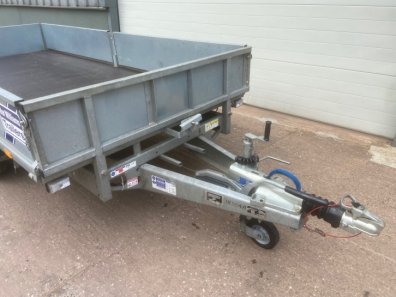 Ifor Williams LM125 flat bed trailer