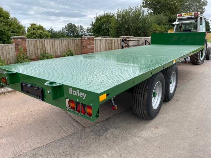 Bailey 25ft flat trailer