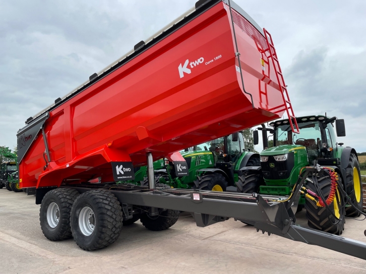Ktwo Curve 1800 18 Ton grain trailer