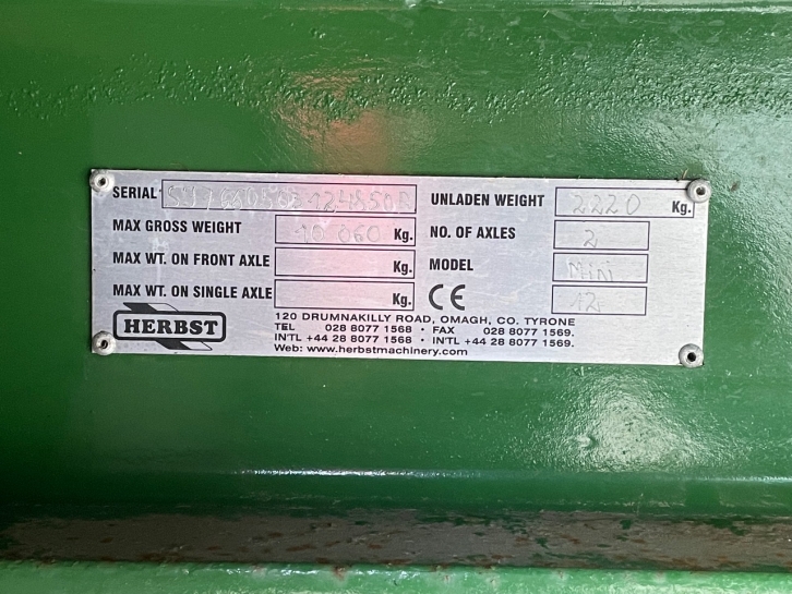 Herbst low loader trailer