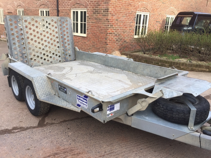 Ifor Williams GH1054 plant trailer