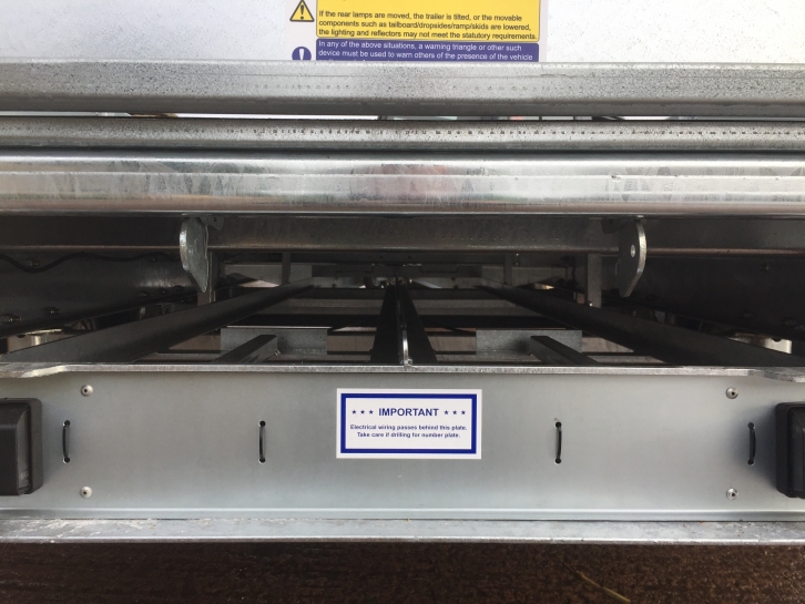 Ifor Williams LM126 flat bed trailer