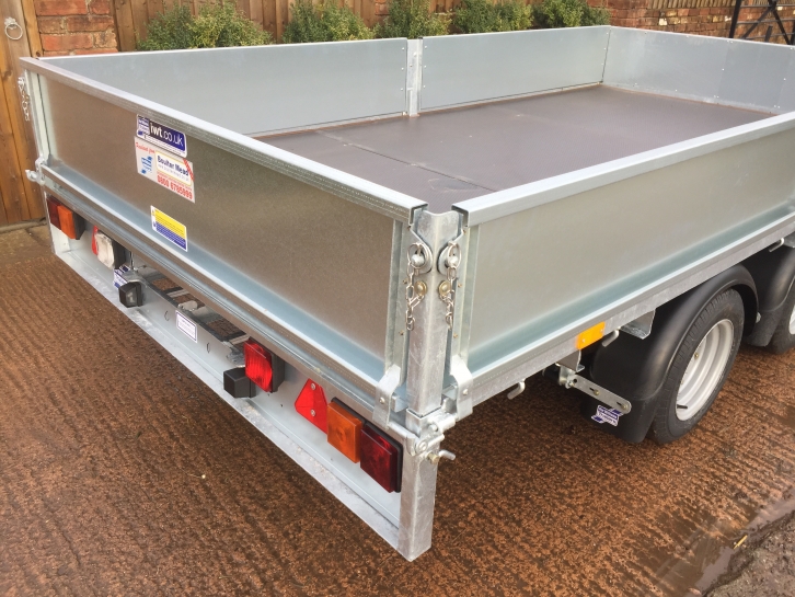 Ifor Williams LM126 flat bed trailer