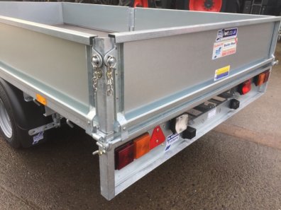 Ifor Williams LM126 flat bed trailer