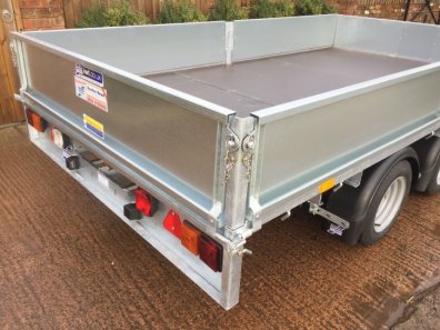 Ifor Williams LM126 flat bed trailer