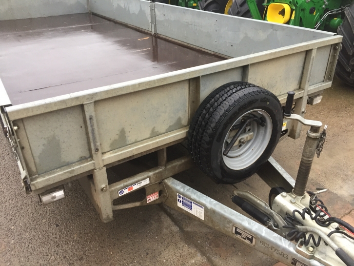 Ifor Williams LM166 flat bed trailer