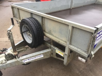 Ifor Williams LM166 flat bed trailer