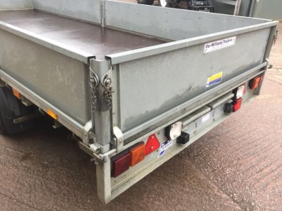 Ifor Williams LM166 flat bed trailer