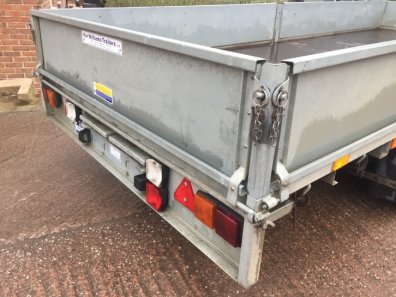 Ifor Williams LM166 flat bed trailer