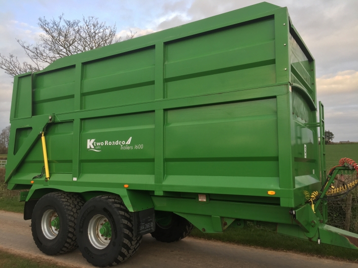 Ktwo Roadeo 1600 16 ton silage trailer
