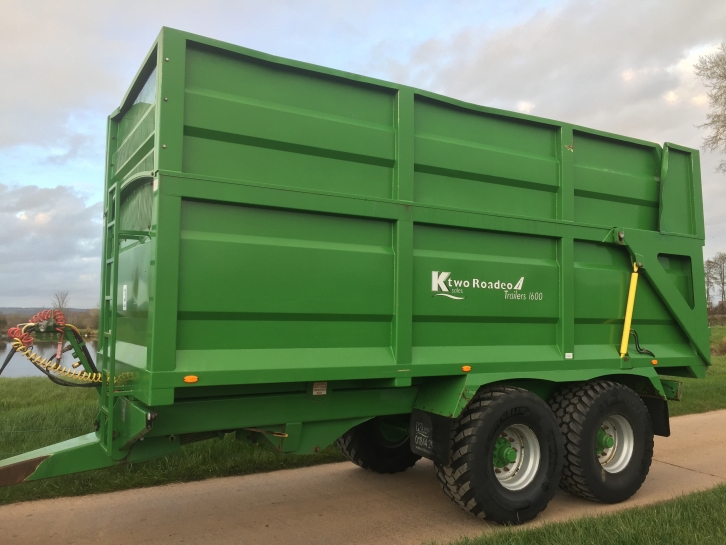 Ktwo Roadeo 1600 16 ton silage trailer