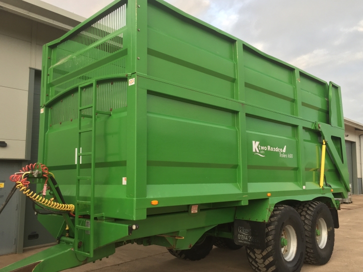 Ktwo Roadeo 1600 16 ton silage trailer