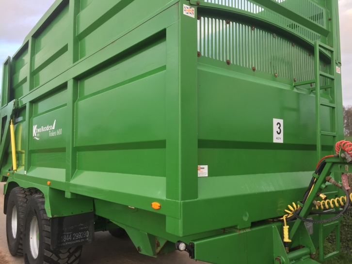 Ktwo Roadeo 1600 16 ton silage trailer