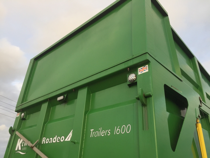 Ktwo Roadeo 1600 16 ton silage trailer