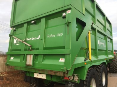 Ktwo Roadeo 1600 16 ton silage trailer