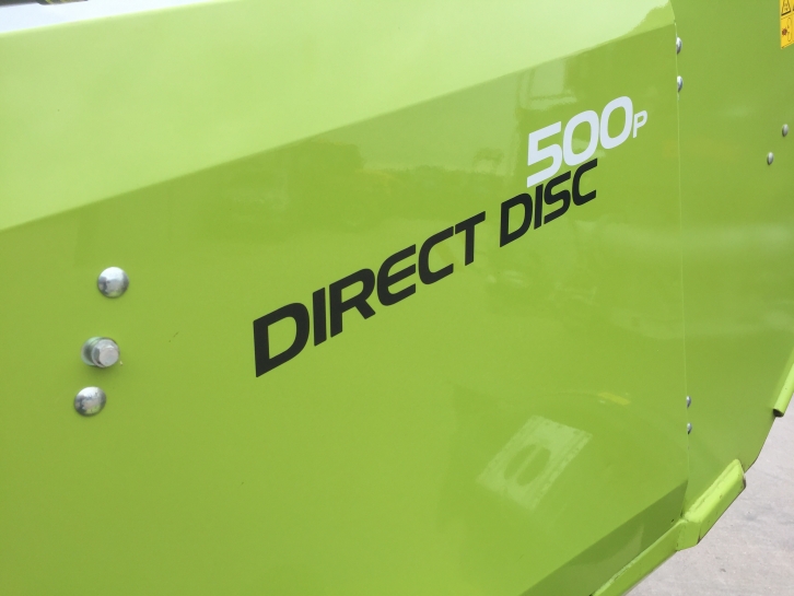 Claas direct disc 500P whole crop header