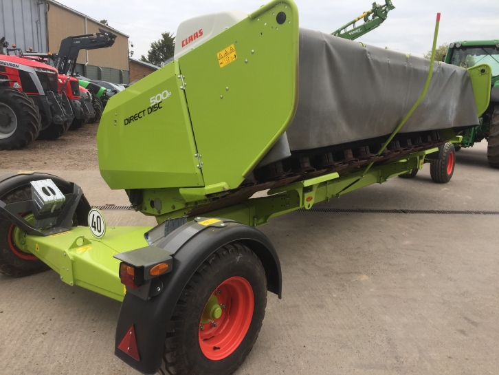 Claas direct disc 500P whole crop header