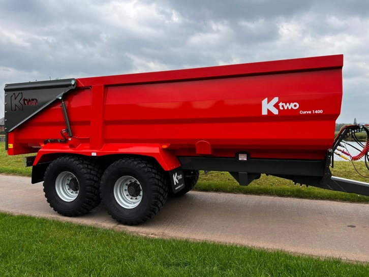 Ktwo curve 1400 14 ton grain trailer