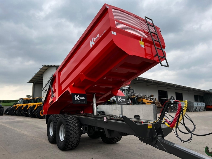 Ktwo curve 1400 14 ton grain trailer