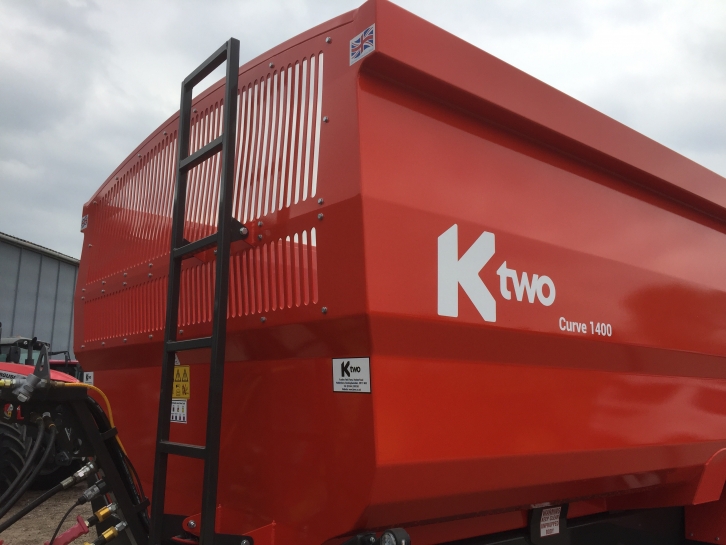Ktwo curve 1400 14 ton grain trailer