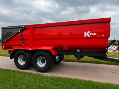Ktwo curve 1400 14 ton grain trailer