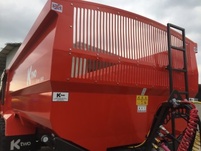 Ktwo curve 1400 14 ton grain trailer