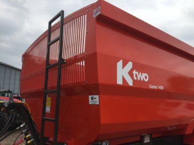 Ktwo curve 1400 14 ton grain trailer