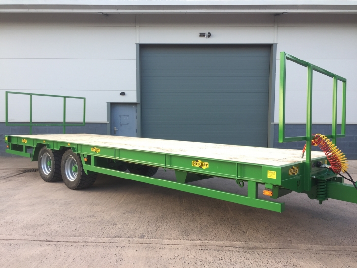 Herbst 15 ton flat trailer