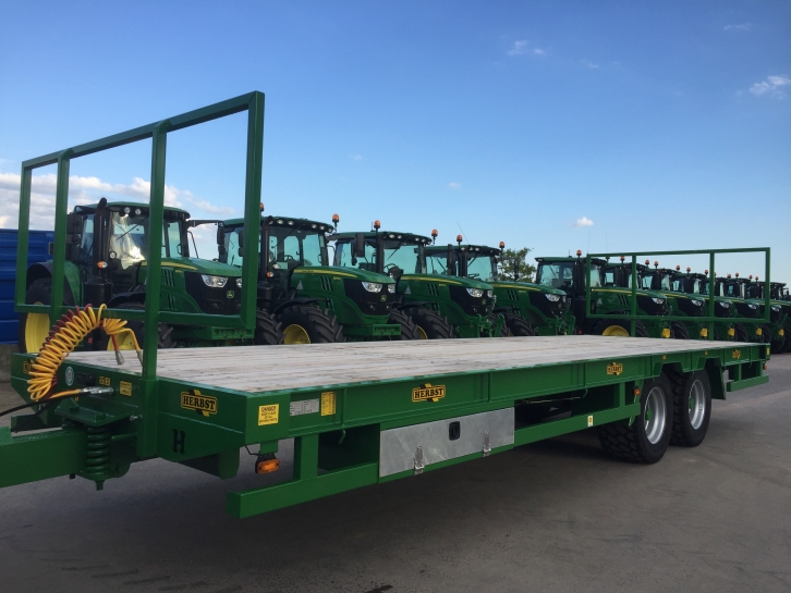 Herbst 15 ton flat trailer