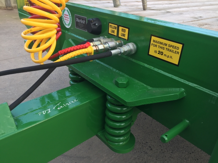 Herbst 15 ton flat trailer