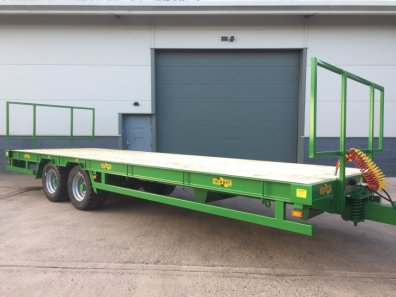 Herbst 15 ton flat trailer
