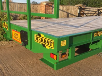 Herbst 15 ton flat trailer