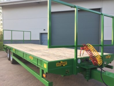 Herbst 15 ton flat trailer
