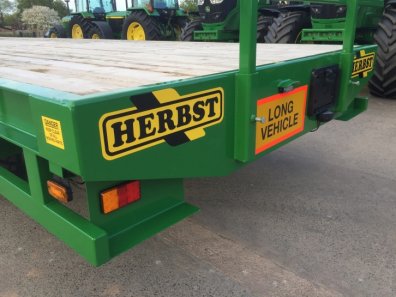 Herbst 15 ton flat trailer