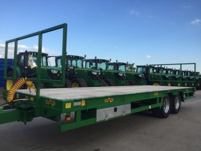 Herbst 15 ton flat trailer