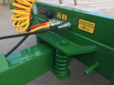 Herbst 15 ton flat trailer