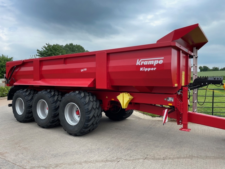 Krampe Kipper SK750 dump trailer